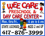 WEE CARE PRE-SCHOOL DAY CARE CENTER, INC.
